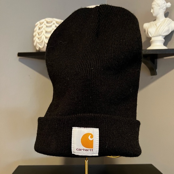 Carhartt Knit Cuffed Beanie in Black - Picture 6 of 6